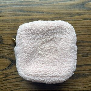 Stoney Clover Lane Pink Sherpa Mini Pouch